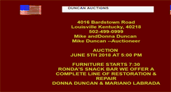 Desktop Screenshot of duncanauctions.com